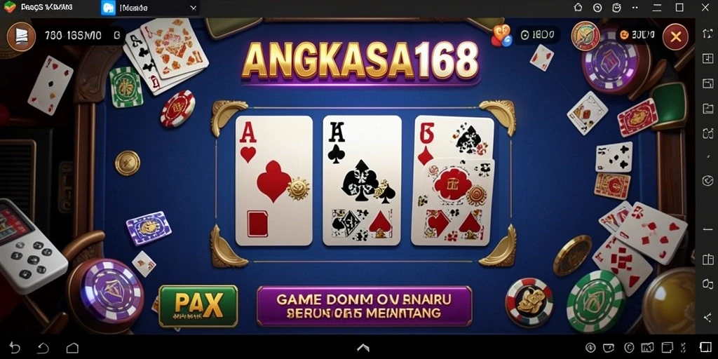 Screenshot gameplay ANGKASA168 yang menunjukkan suasana permainan Domino.