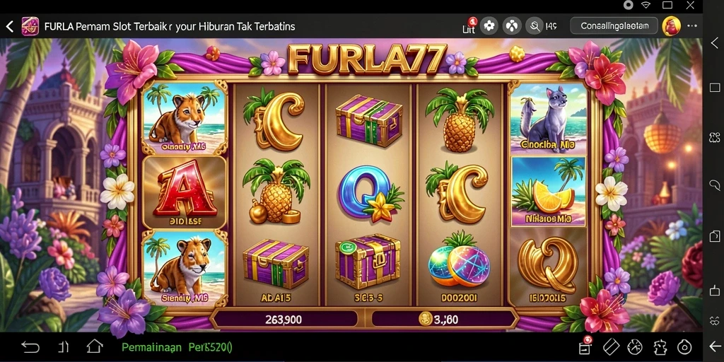 Tangkapan layar FURLA77 menampilkan pengalaman bermain Slot yang mengasyikkan.