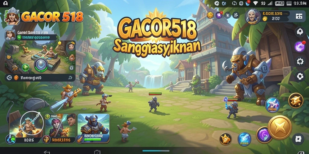 Screenshoot gameplay GACOR518 dengan tampilan yang cerah dan menarik.