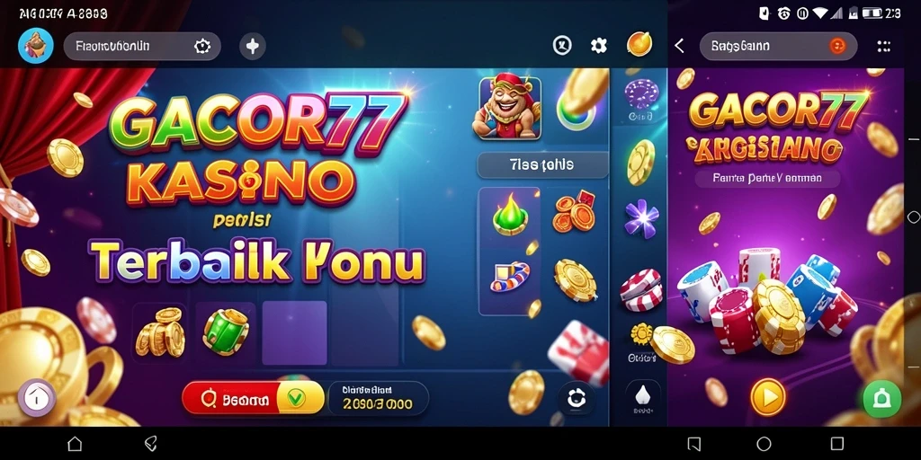 Tampilan gameplay yang mengasyikkan di GACOR77.