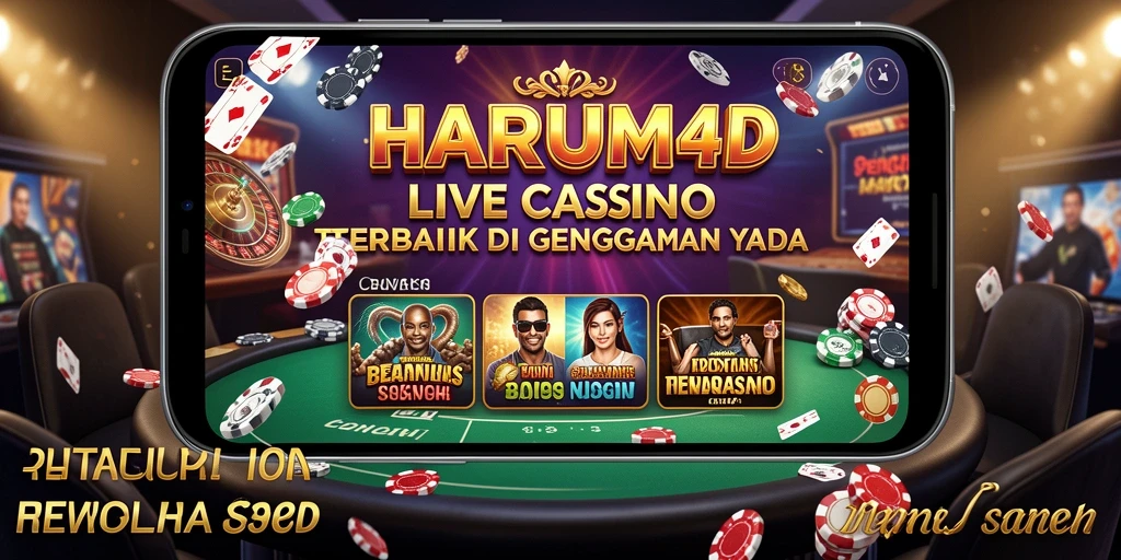Tampilan gameplay Live Casino yang mendebarkan dan interaktif.