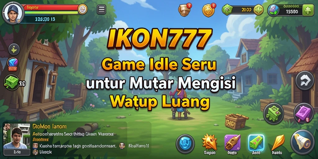 Tampilan gameplay <strong>IKON777</strong> yang menarik dengan karakter unik dan grafik cerah.