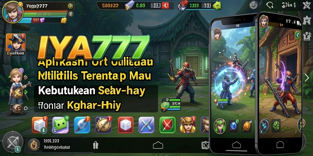 Tampilan antarmuka pengguna IYA777 yang modern dan fungsional.