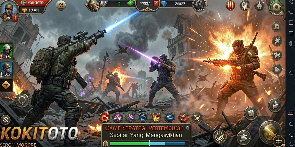 Gameplay seru di KOKITOTO dengan strategi yang menegangkan.