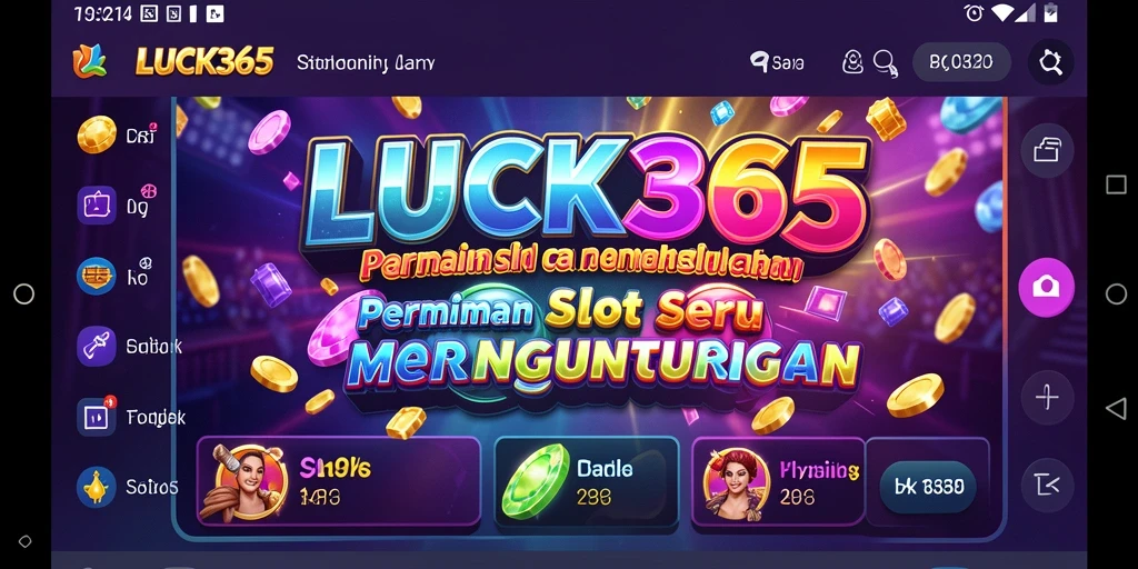 Screenshot LUCK365 menampilkan gameplay Slot yang mendebarkan dan grafik menawan.