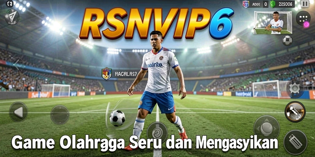 Tampilan gameplay RSNVIP6 dengan aksi olahraga yang menegangkan.