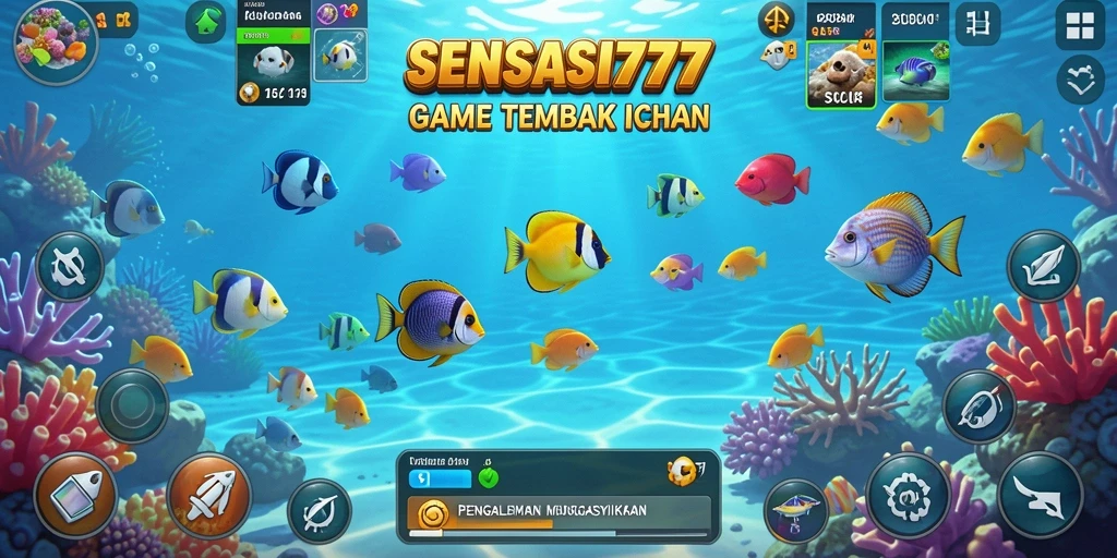 Screenshot gameplay menampilkan momen seru menangkap ikan besar di SENSASI777.