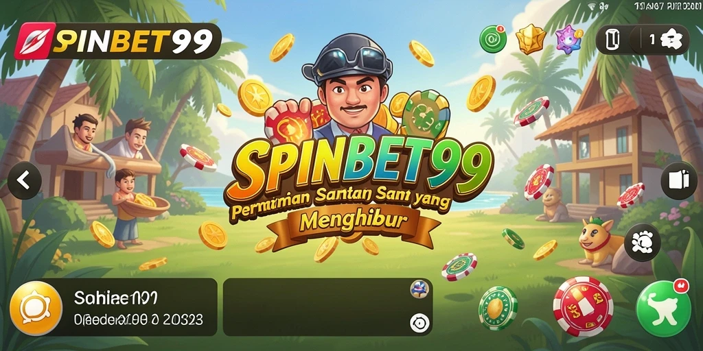 Tampilan gameplay SPINBET99 dengan suasana yang ceria dan menarik.