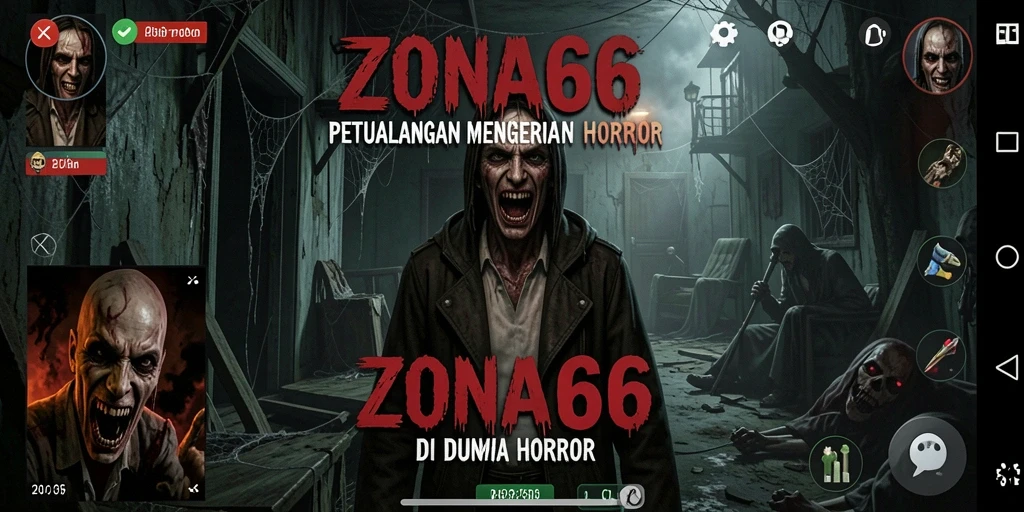 Gameplay ZONA66 yang menegangkan dan penuh kengerian.